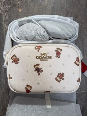 Coach Bear Print Mini Jamie Camera Bag